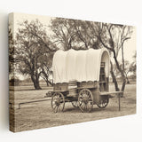 Large stretched canvas featuring a collection of detailed service vehicles in vibrant colors, ideal for kitchen wall art.