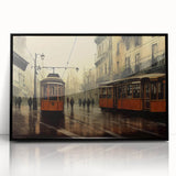 Large abstract wall art depicting geometric shapes in bold black and white on a framed acrylic.