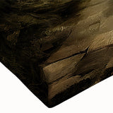 Black and white stretched canvas featuring a detailed landscape of service vehicles, suitable for bedroom wall decor.