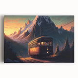 Black and white photo of vintage cars on stretched canvas, suitable as large kitchen wall art or for bedroom ambiance.