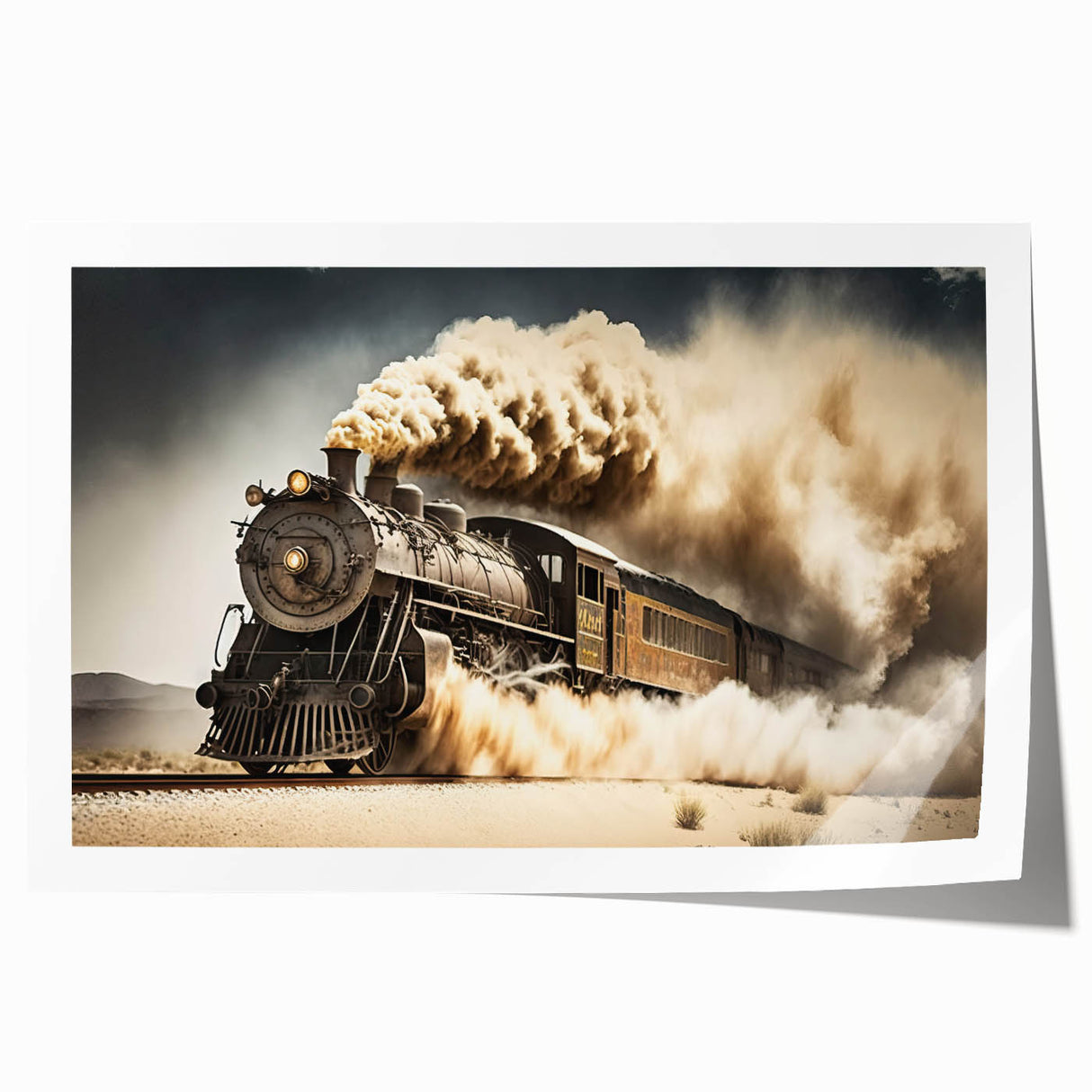 Extra large rolled print depicting a collection of diverse service vehicles in a minimalist style.