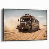 Black and white vintage poster art of classic cars on framed canvas, suitable for bedroom wall decor.