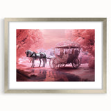 Textured abstract art print of assorted service vehicles in muted earth tones on a framed canvas, suited for bedroom decor.