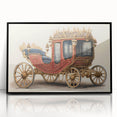 Large abstract wall art featuring a collection of stylized service vehicles in monochrome tones.
