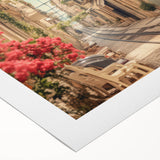 Art deco poster of assorted service vehicles in monochrome, printed on rolled canvas, suitable for dining room decor.