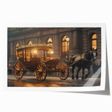 Extra large rolled print of a vintage vehicle in muted earth tones, ideal for art wall dining room.