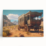 Black and white stretched canvas featuring a collection of service vehicles, ideal for kitchen wall art or bedroom decor.