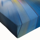 Black and white landscape art painting on a large canvas, depicting a row of vintage cars, ideal for bedroom wall decor.