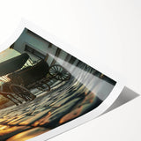 Extra large wall art featuring line art flowers in muted earth tones on a rolled print, suitable for large living room decor.