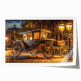 Extra large rolled print of a vibrant, abstract depiction of service vehicles, ideal for art wall dining room.