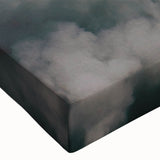 Black and white large art of a spacecraft, printed on stretched canvas, suitable for bedroom wall decor.