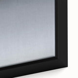 Black wall art featuring a textured, colorful spacecraft design on a framed canvas, ideal for living room decor.