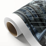 Art Deco style subway poster in muted colors on rolled canvas, ideal for nursery wall art or dining room decor.