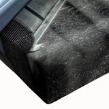 Black and white subway landscape art on stretched canvas, suited for bedroom wall decor.