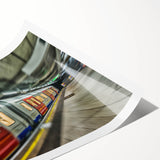 Extra large rolled print featuring a line art design of flowers in monochrome, ideal for large living room wall art.