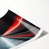 Extra large wall art featuring line art flowers in muted tones on a rolled print, ideal for large living room decor.