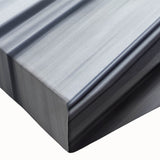 Large art of a black and white train landscape on stretched canvas, suitable for bedroom wall decor.