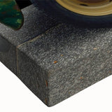 Black and white landscape art painting of trucks on stretched canvas, suitable for bedroom wall art.