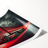 Extra large wall art featuring a line art design of flowers in black and white, printed on a rolled canvas.