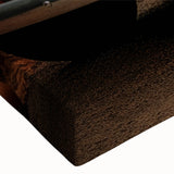 Black and white photo of trucks on a highway on stretched canvas, suitable for bedroom wall art.