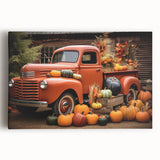 Black and white acrylic print of vintage trucks, ideal for kitchen wall art.