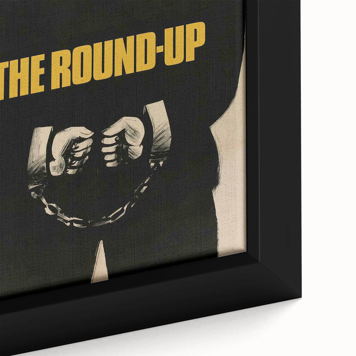 The Round-Up 1960s Movie Poster – Vintage Film Print Wall Art