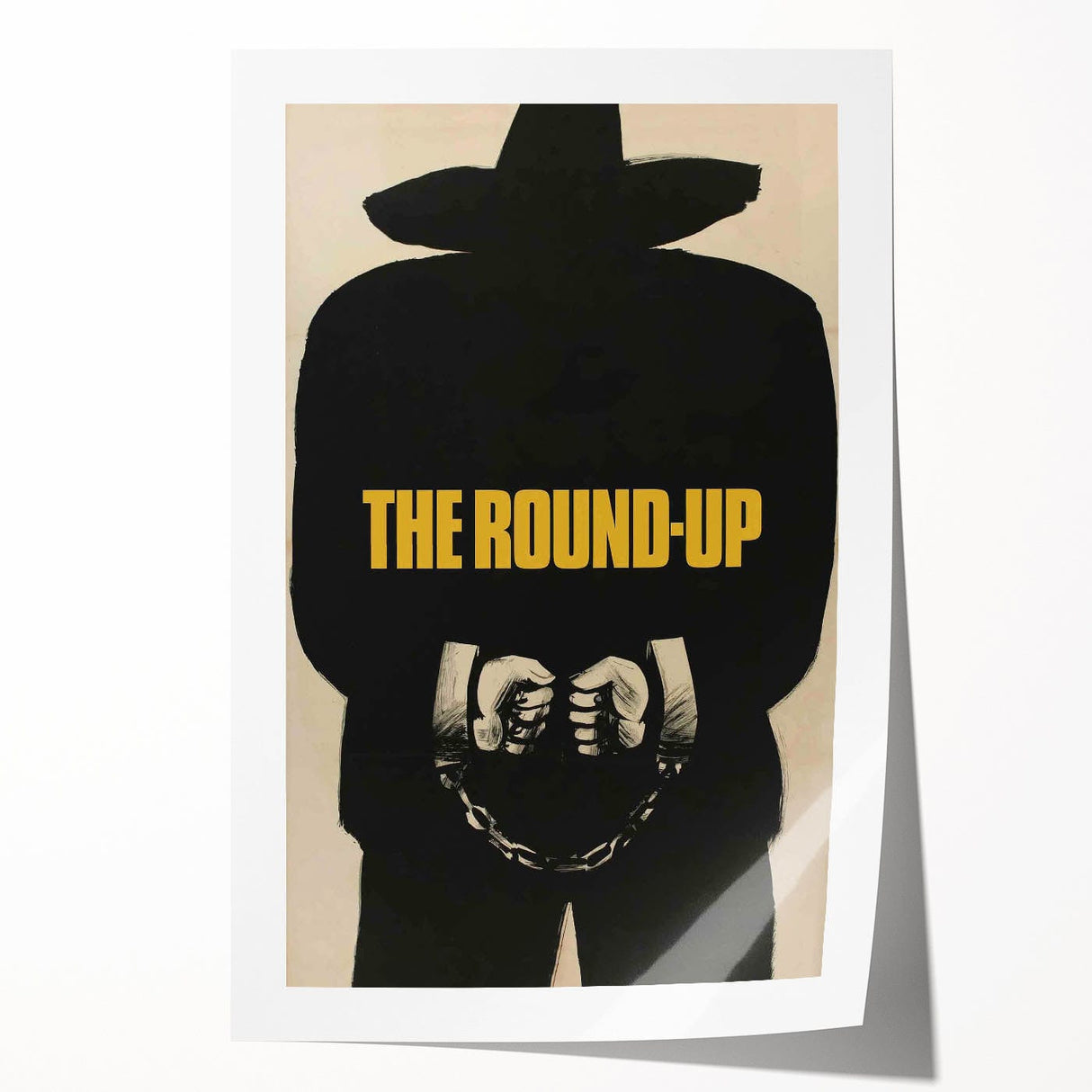 The Round-Up 1960s Movie Poster – Vintage Film Print Wall Art