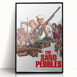 The Sand Pebbles 1960s Movie Poster – Vintage Film Art Print