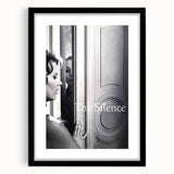 The Silence 1960s Movie Poster – Vintage Film Noir Wall Print
