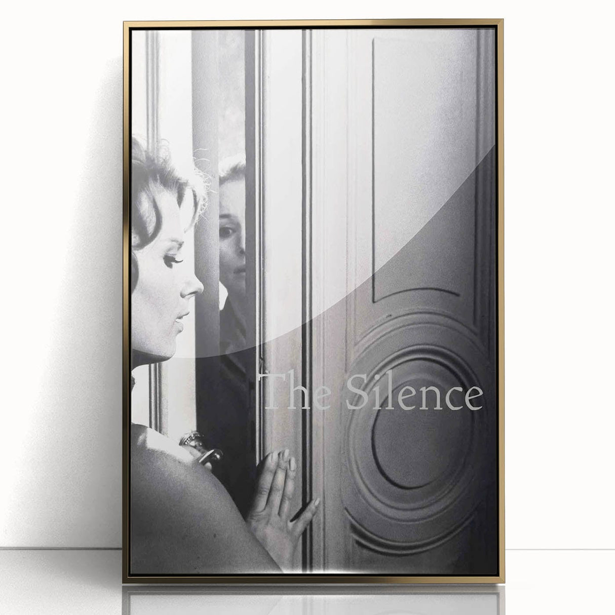 The Silence 1960s Movie Poster – Vintage Film Noir Wall Print