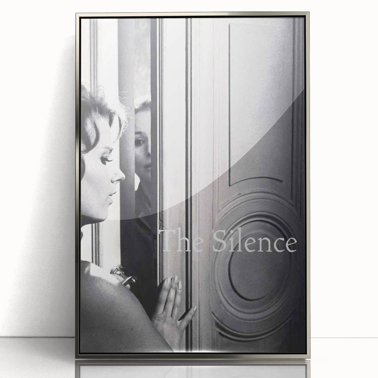 The Silence 1960s Movie Poster – Vintage Film Noir Wall Print