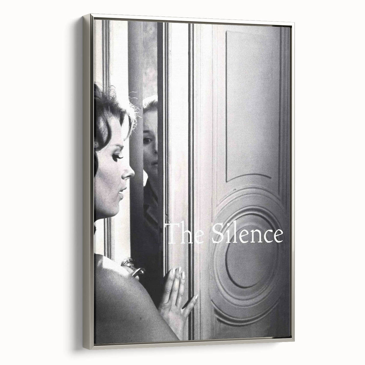 The Silence 1960s Movie Poster – Vintage Film Noir Wall Print