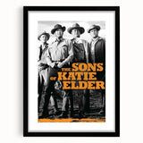 Classic 60s Movie Print - The Sons of Katie Elder Vintage Poster