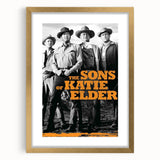 Classic 60s Movie Print - The Sons of Katie Elder Vintage Poster