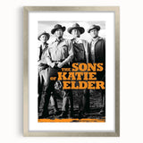Classic 60s Movie Print - The Sons of Katie Elder Vintage Poster