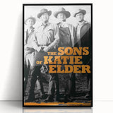 Classic 60s Movie Print - The Sons of Katie Elder Vintage Poster