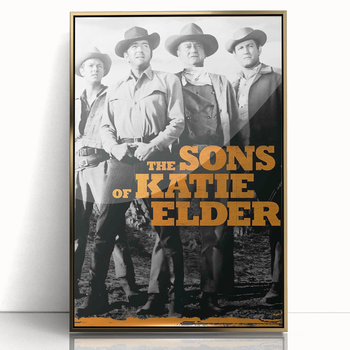Classic 60s Movie Print - The Sons of Katie Elder Vintage Poster