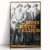 Classic 60s Movie Print - The Sons of Katie Elder Vintage Poster