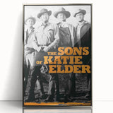 Classic 60s Movie Print - The Sons of Katie Elder Vintage Poster