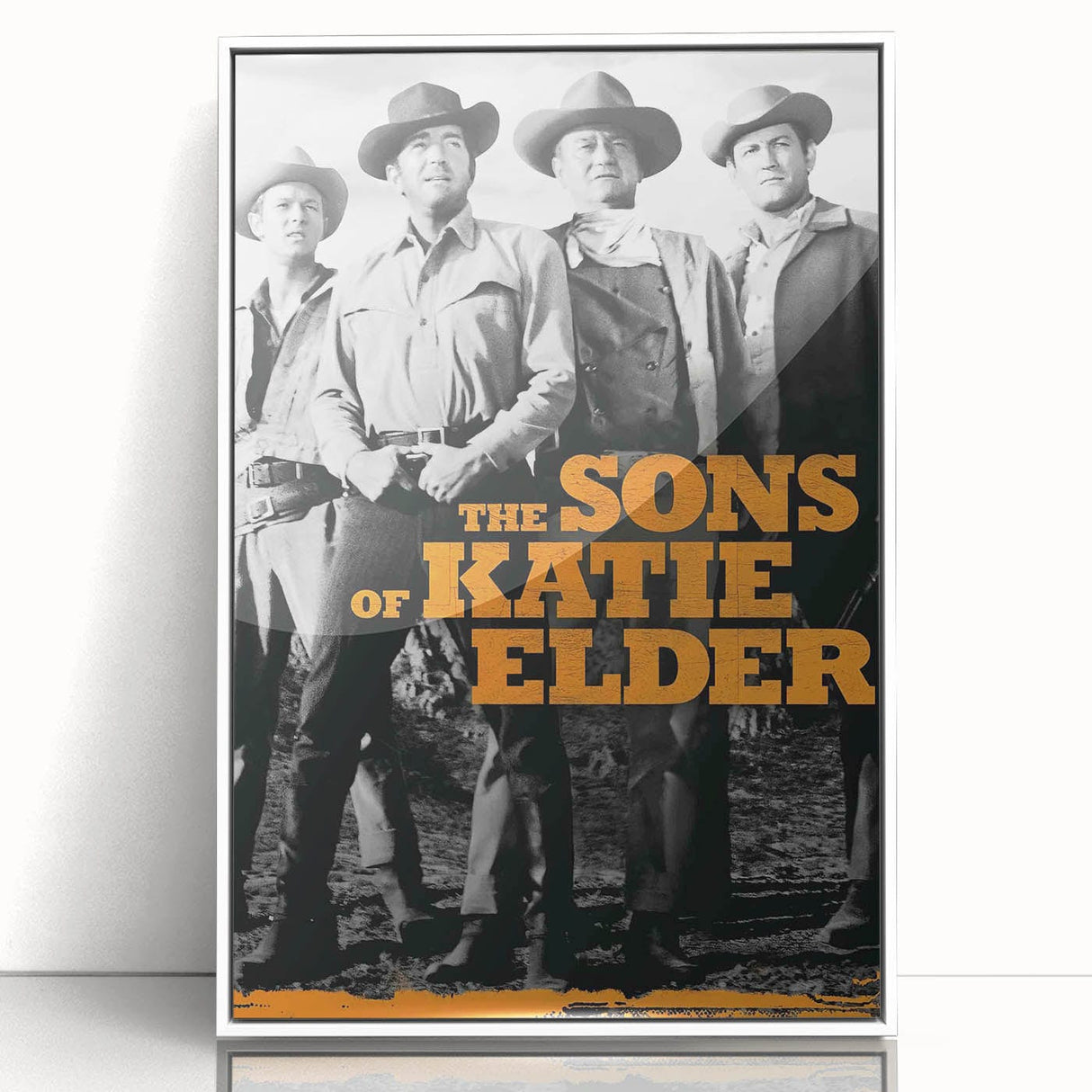 Classic 60s Movie Print - The Sons of Katie Elder Vintage Poster