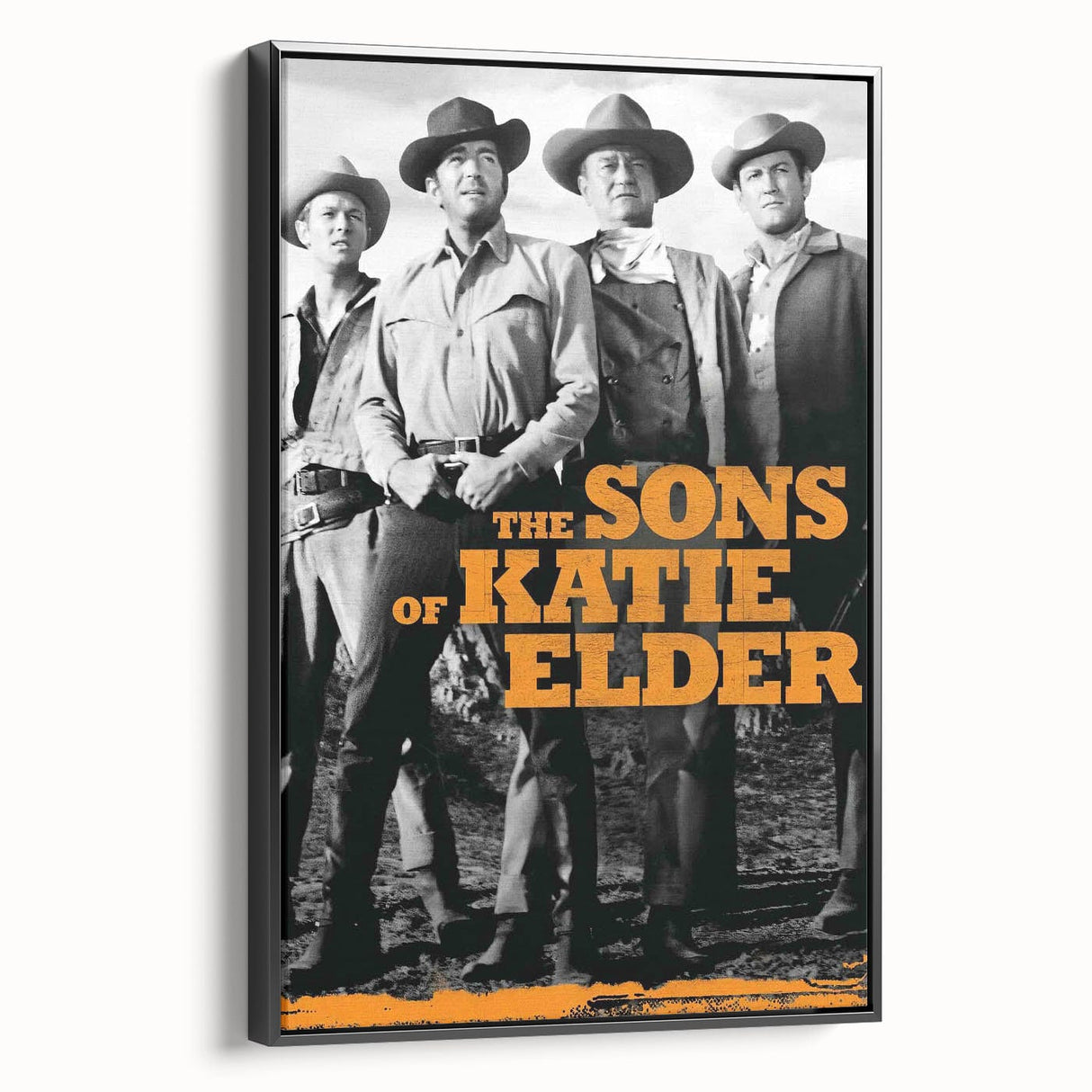 Classic 60s Movie Print - The Sons of Katie Elder Vintage Poster