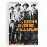 Classic 60s Movie Print - The Sons of Katie Elder Vintage Poster
