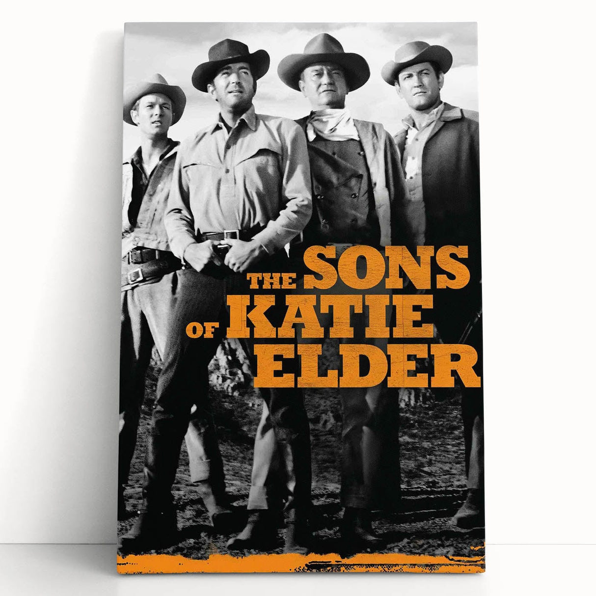 Classic 60s Movie Print - The Sons of Katie Elder Vintage Poster
