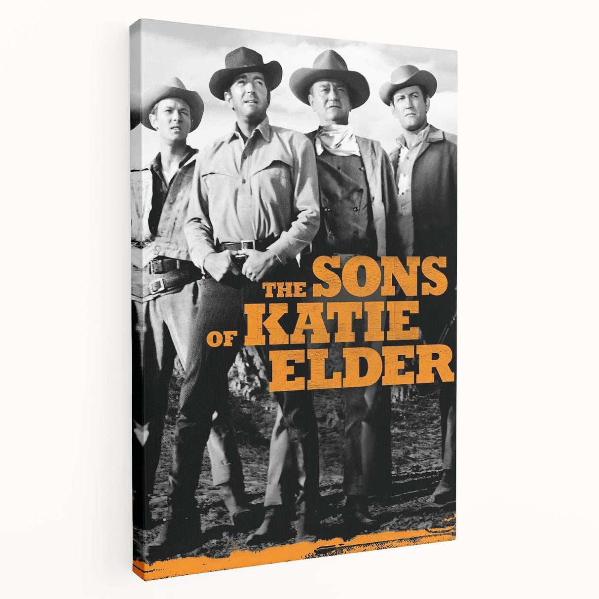 Classic 60s Movie Print - The Sons of Katie Elder Vintage Poster
