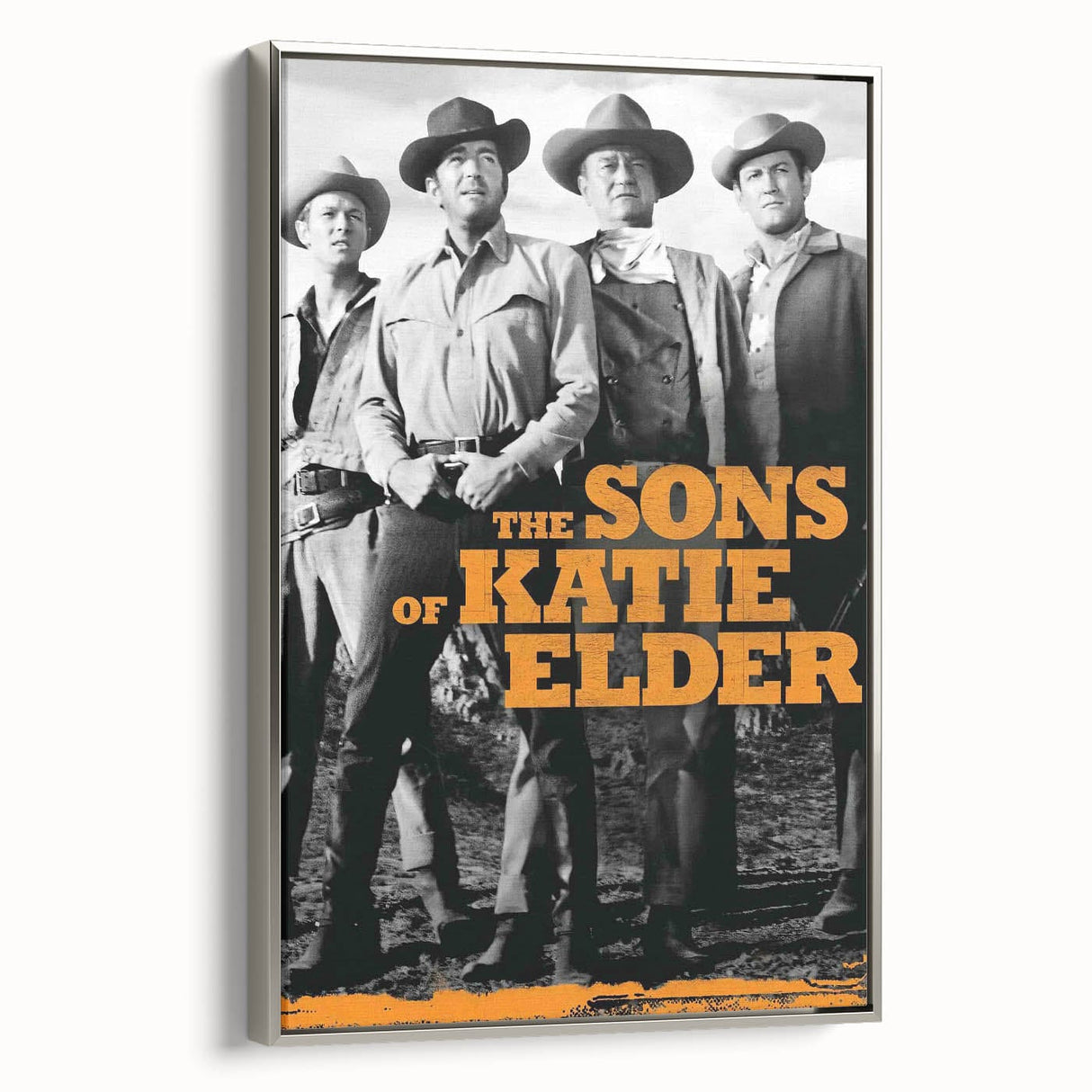 Classic 60s Movie Print - The Sons of Katie Elder Vintage Poster