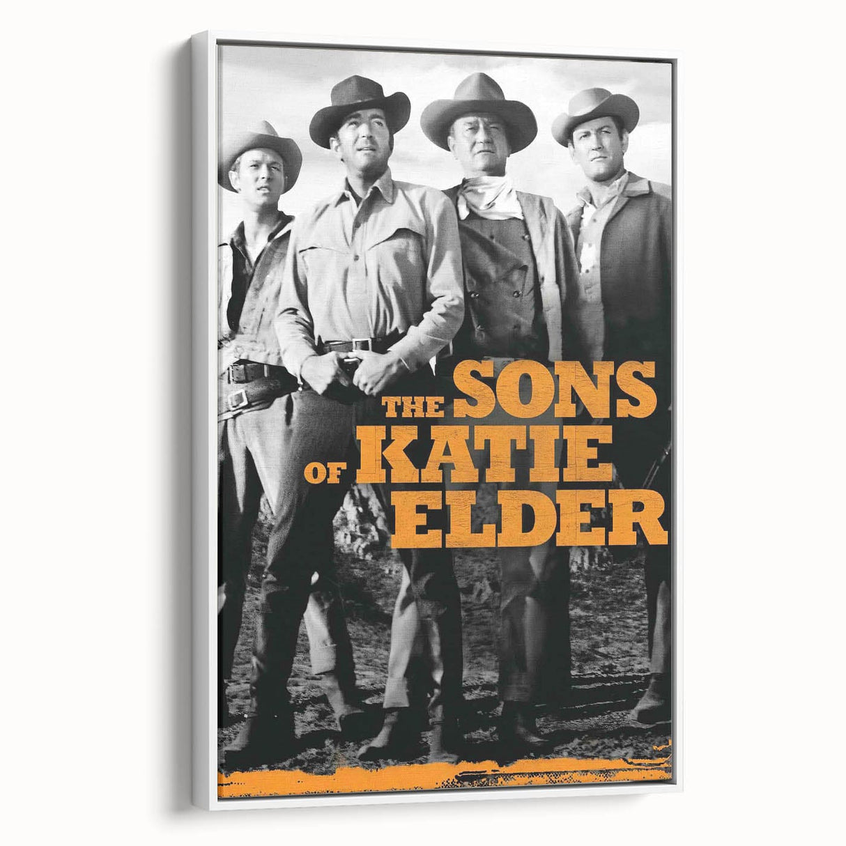 Classic 60s Movie Print - The Sons of Katie Elder Vintage Poster