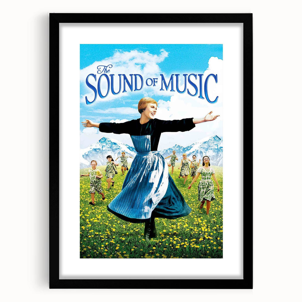 Classic 60s Movie Print - The Sound of Music Vintage Film Poster