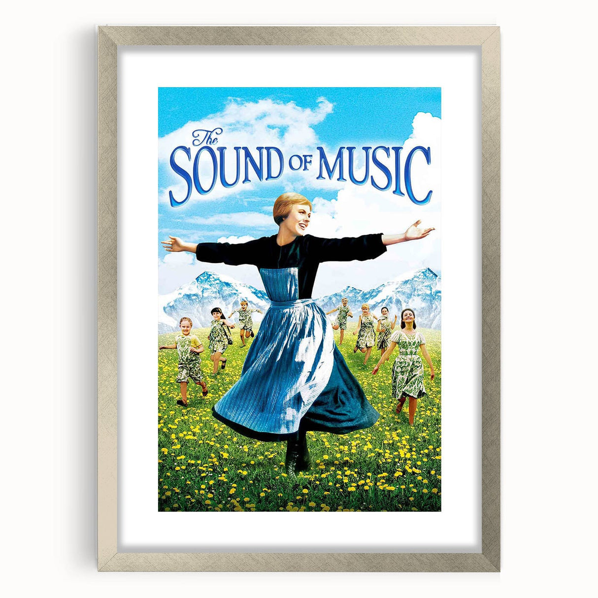 Classic 60s Movie Print - The Sound of Music Vintage Film Poster