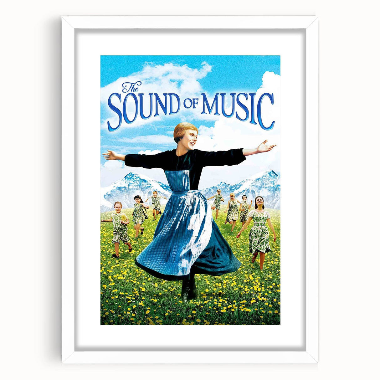 Classic 60s Movie Print - The Sound of Music Vintage Film Poster