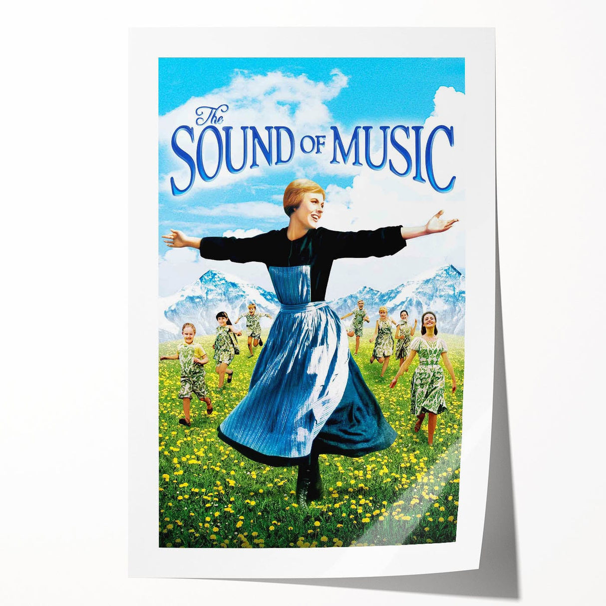 Classic 60s Movie Print - The Sound of Music Vintage Film Poster